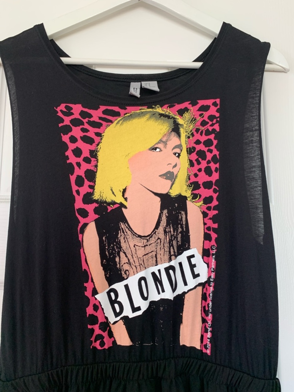 H&M Blondie Graphic Hi-Low Dress